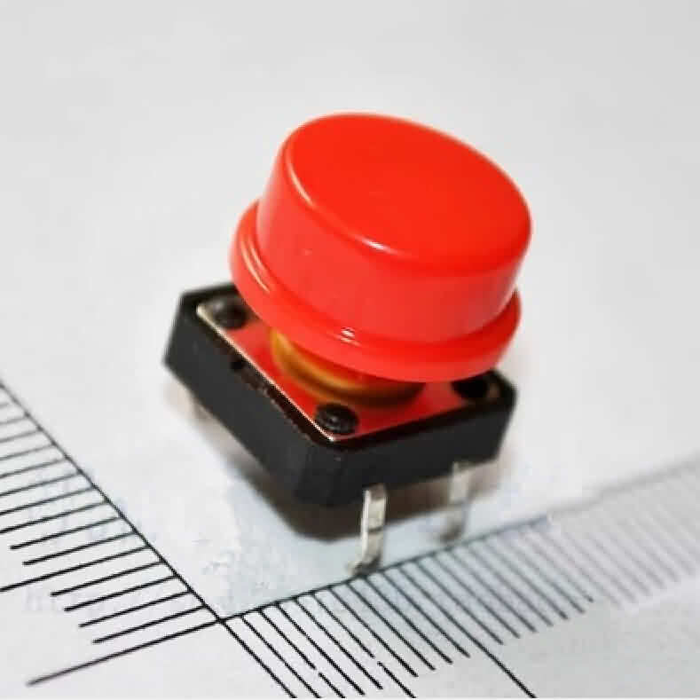 Round Plastic Caps for Square Shaft Push Button 12 * 12mm
